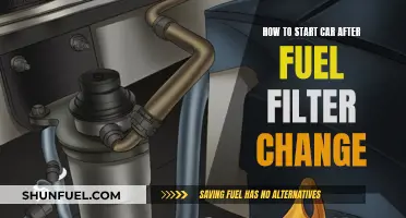 Restarting Your Car: Post-Fuel Filter Change