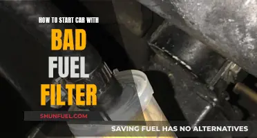 Troubleshooting: Revive Your Ride with These Steps to Start a Car with a Bad Fuel Filter