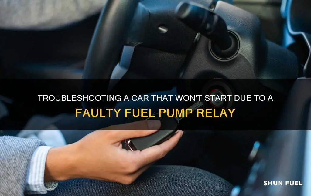 how to start car with bad fuel pump relay