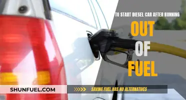 Restarting a Diesel Car After Running Out of Fuel