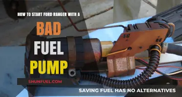 Fixing a Bad Fuel Pump: Start Your Ford Ranger Easily