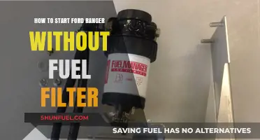 Ford Ranger Fuel Filter: Starting Without It