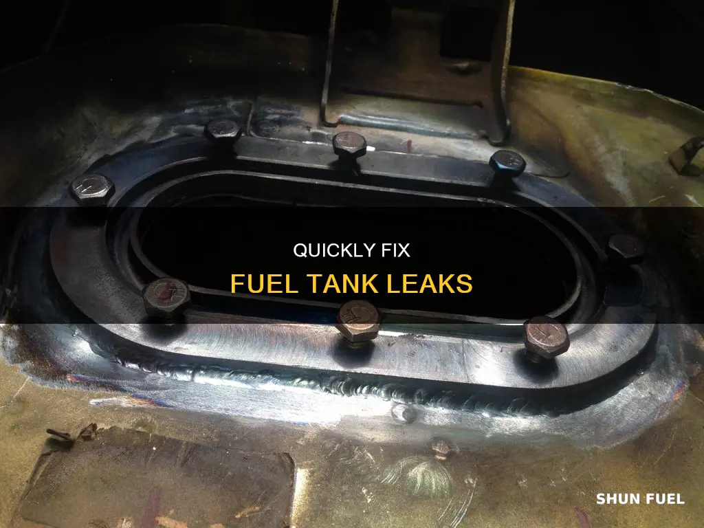 how to stop a fuel tank leak