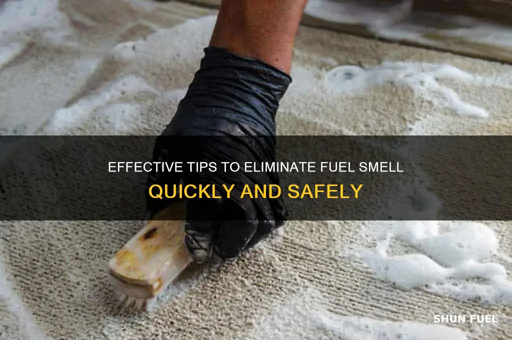 how to stop fueling smell