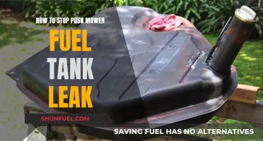 Fixing Push Mower Fuel Tank Leaks: A Quick Guide