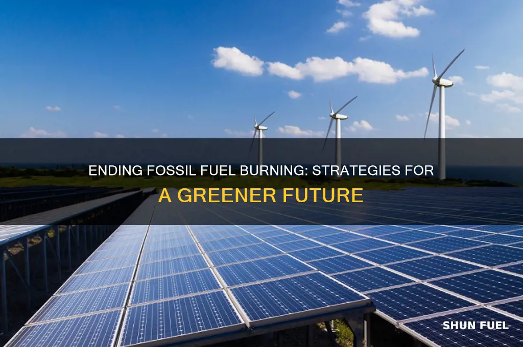 how to stop the burning of fossil fuels