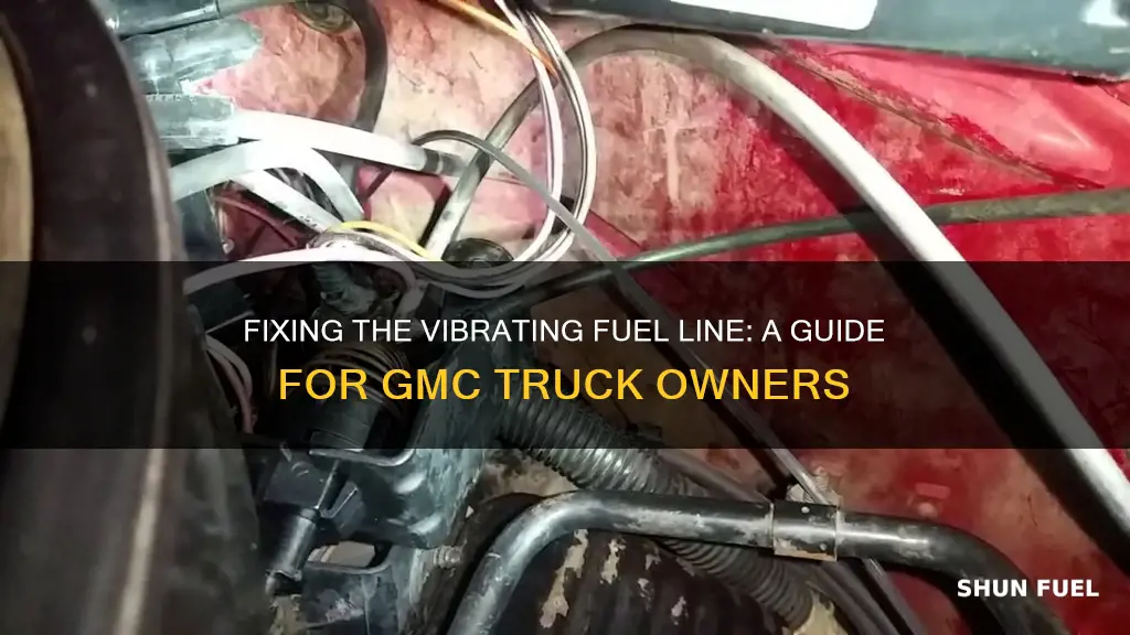 how to stop vibrating fuel line on gmc pickup