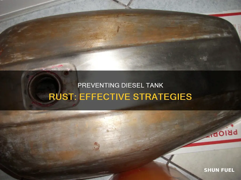 how to stopo diesel fuel tank from rusting
