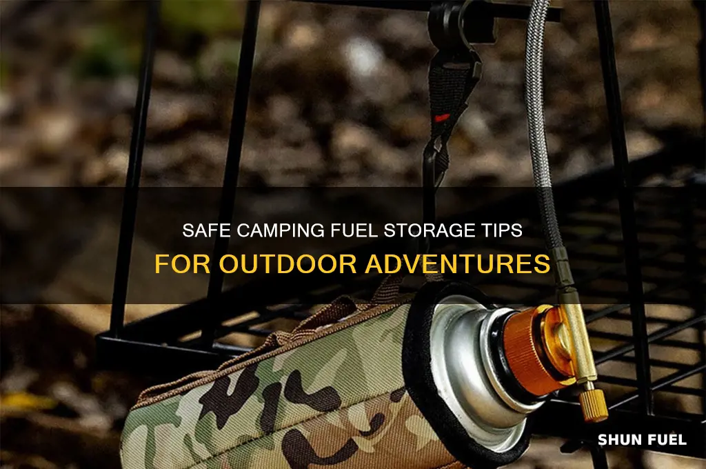 how to store camping fuel