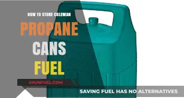 Safe and Efficient Storage Tips for Coleman Propane Fuel Cans