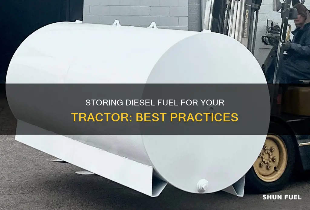 how to store diesel fuel for tractor
