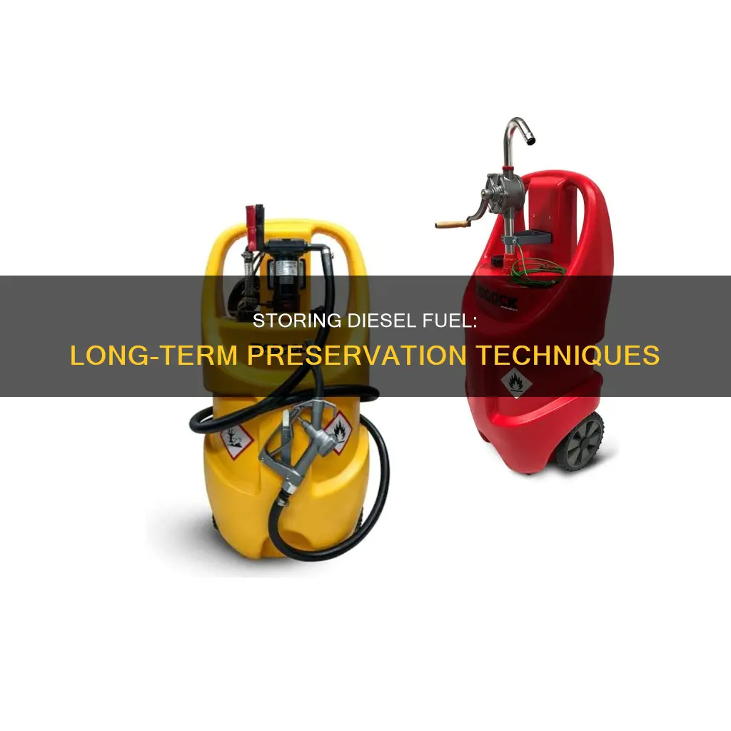 how to store diesel fuel long term