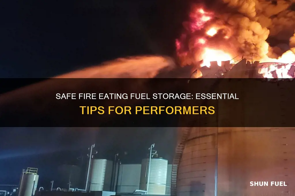 how to store fireeating fuel