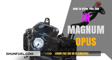 Safe Fuel Can Storage Tips for Your Magnum Opus Vehicle