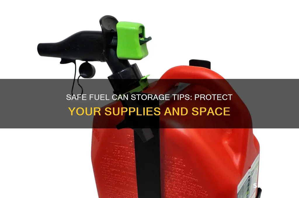 how to store fuel cans