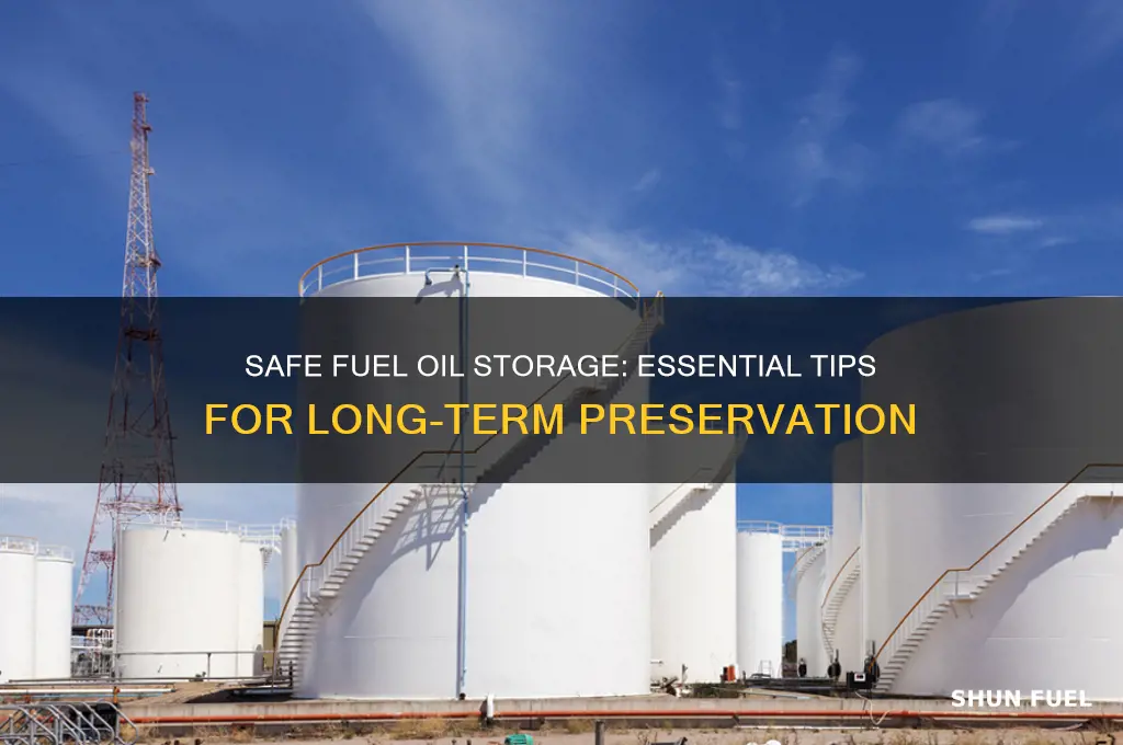 how to store fuel oil