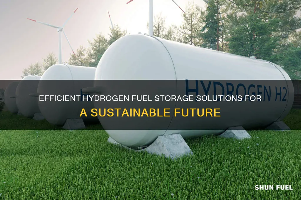 how to store hydrogen fuel
