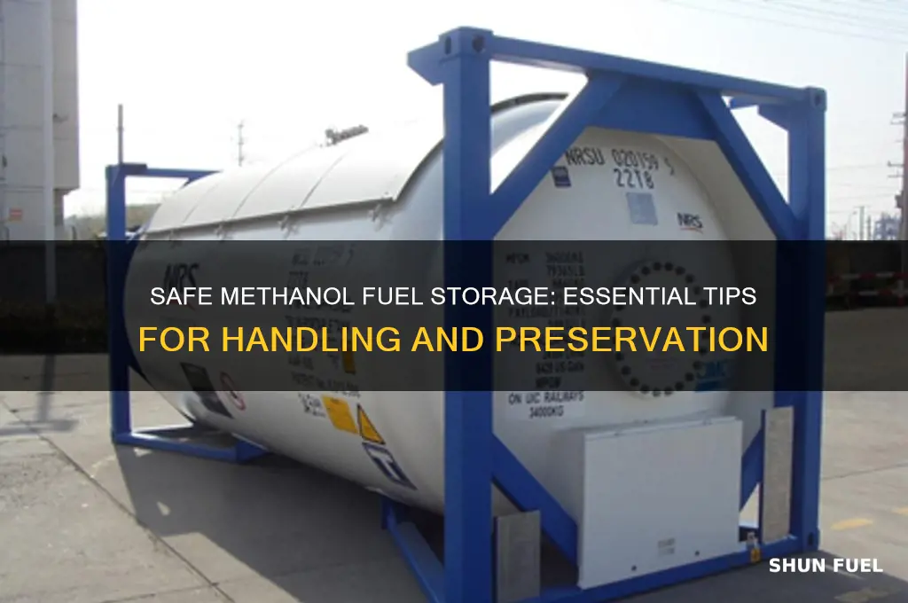 how to store methanol fuel