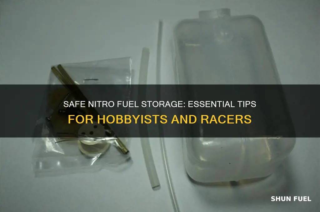how to store nitro fuel