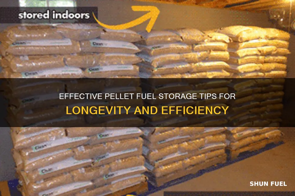 how to store pellet fuel
