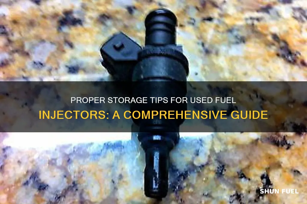 how to store used fuel injectors