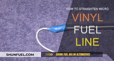 Mastering the Art of Straightening Micro Vinyl Fuel Lines