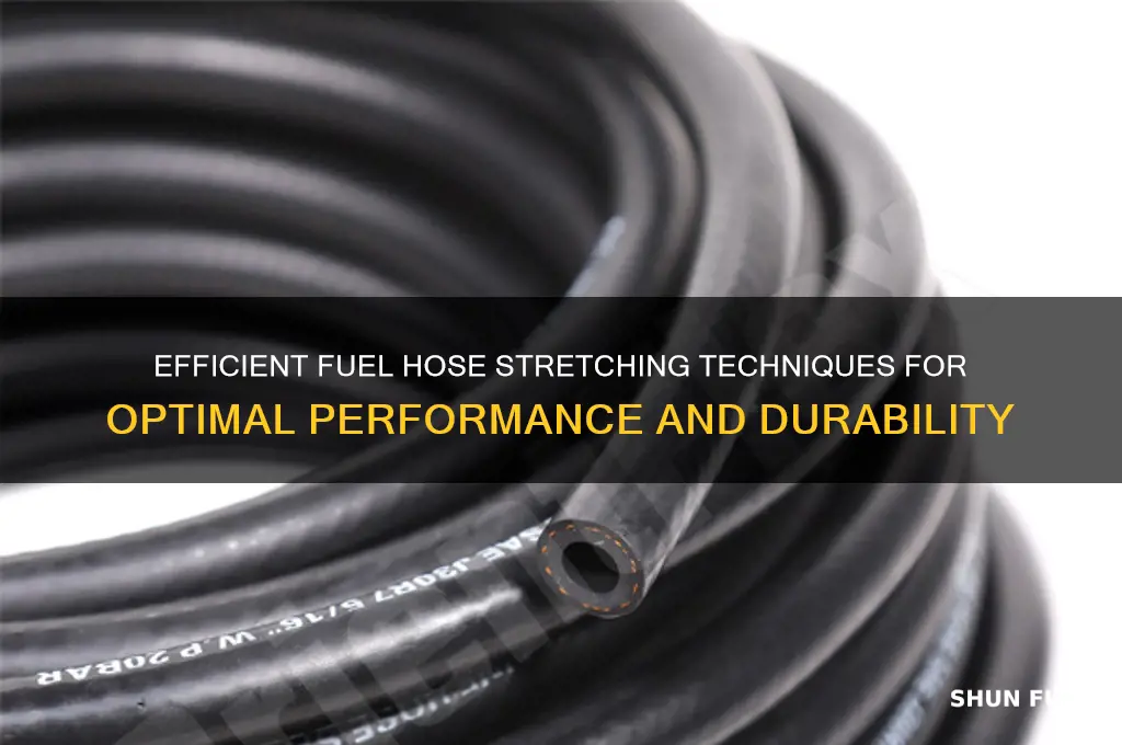 how to stretch fuel hose