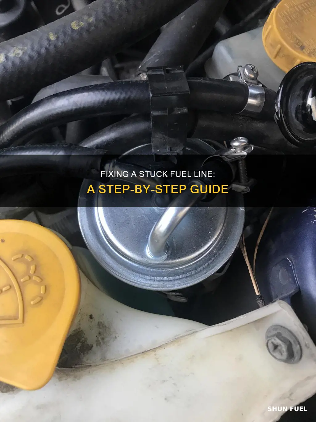 how to stuck fuel line