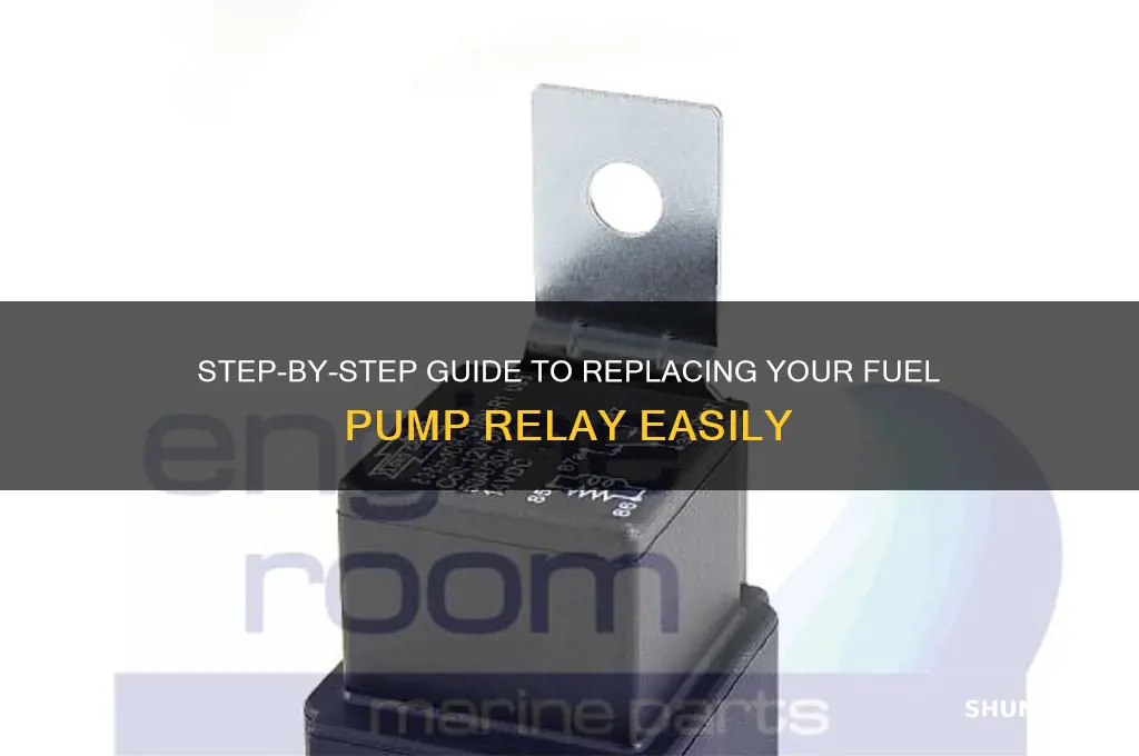 how to switch out a fuel pump relay