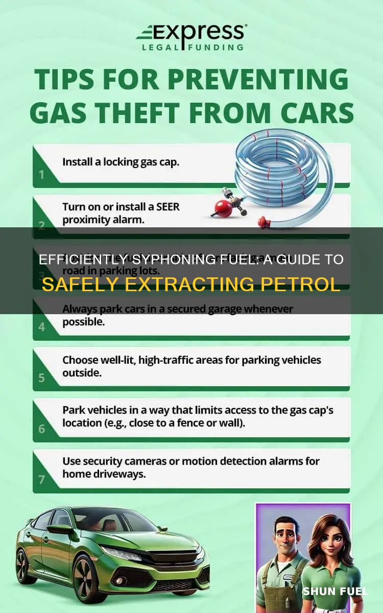 how to syphon fuel from a petrol tank