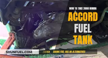 Removing Fuel Tank from 2000 Honda Accord: Easy Steps