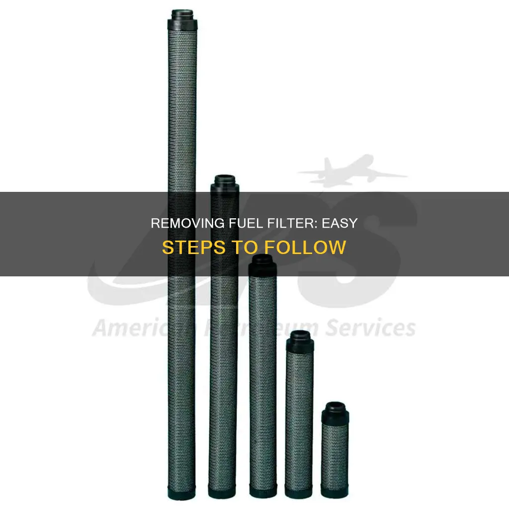 how to take a fuel filter off