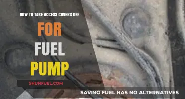 Easy Steps to Remove Access Covers for Fuel Pump Replacement