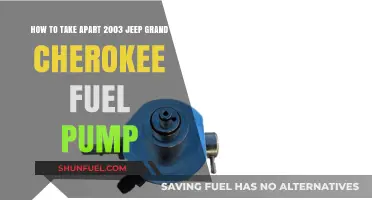 DIY Guide: Disassembling a 2003 Jeep Grand Cherokee Fuel Pump