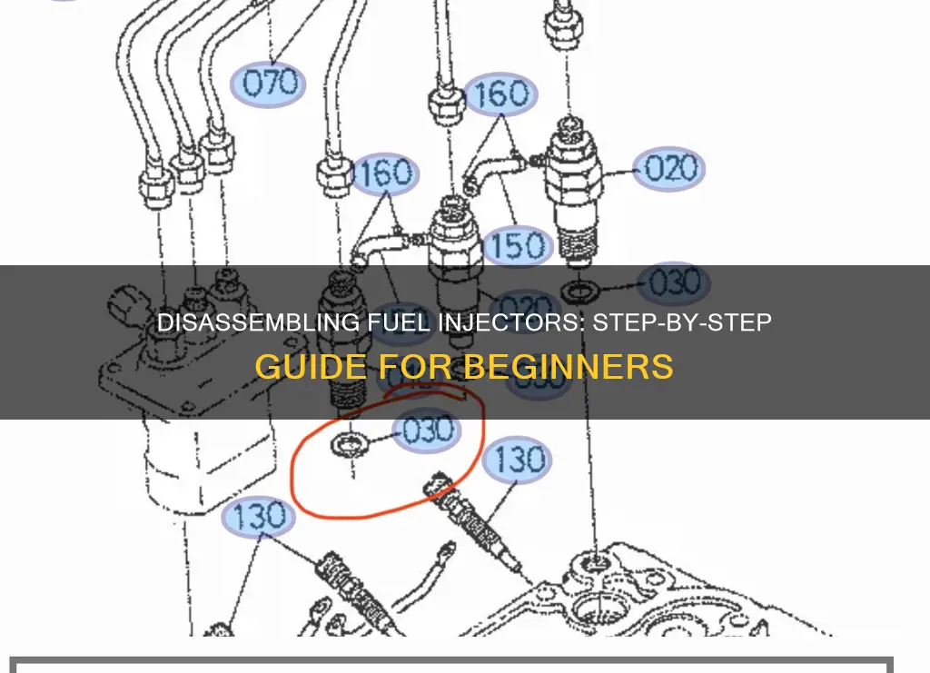 how to take apart a fuel injector