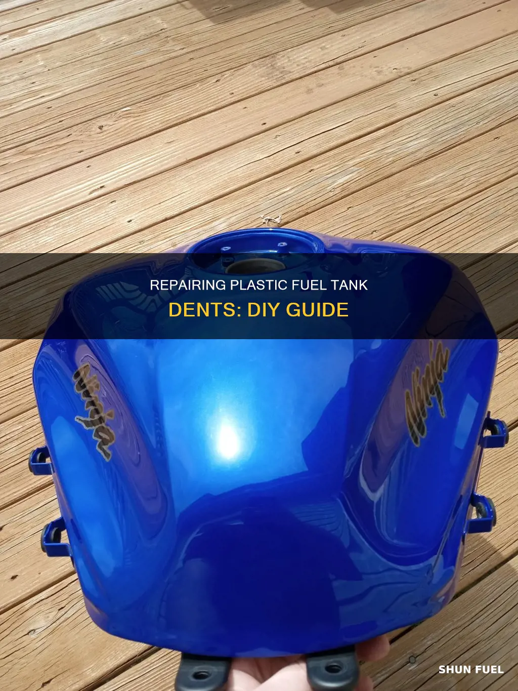 how to take dents out of plastic fuel tank