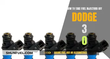 Removing Fuel Injectors from a Dodge 3.0 Engine