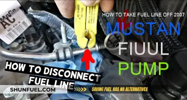 Fuel Line Removal: Mustang 2007 Fuel Pump Access Guide