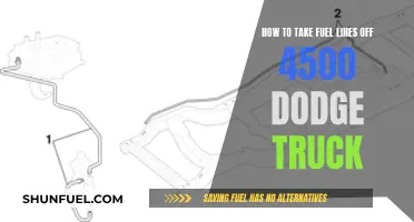 Removing Fuel Lines from a 4500 Dodge Truck: A Step-by-Step Guide
