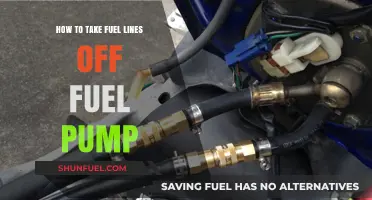 Step-by-Step Guide: Safely Removing Fuel Lines from Your Fuel Pump