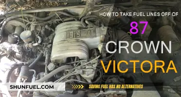 Fuel Line Removal: A Guide for 87 Crown Victoria Owners