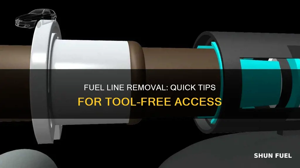 how to take fuel lines off without tool