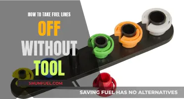 Removing Fuel Lines: A Creative, Tool-Free Approach