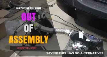 Step-by-Step Guide to Removing a Fuel Pump from Assembly
