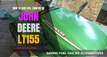 Removing Fuel Tank from John Deere LT155: Step-by-Step Guide