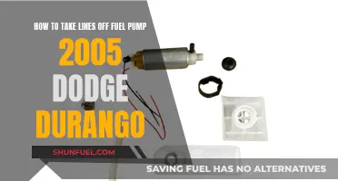 Removing Fuel Lines from a 2005 Dodge Durango: Easy Steps