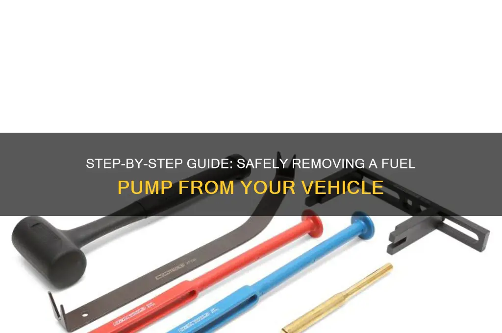 how to take off a fuel pump