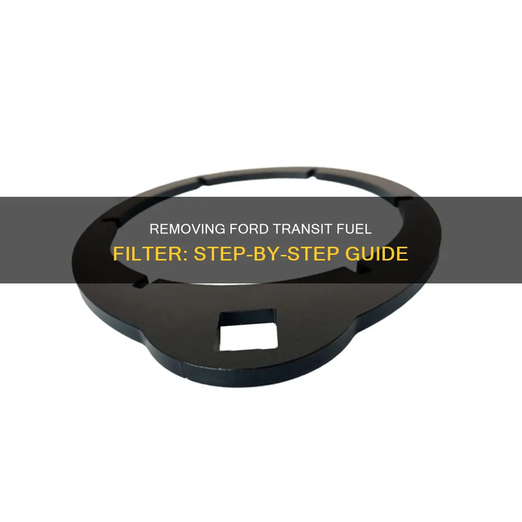 how to take off ford transit fuel filter