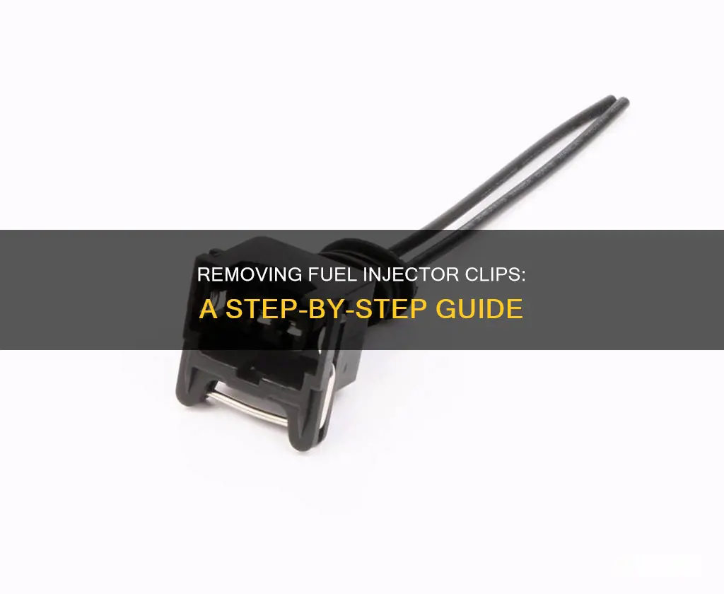 how to take off fuel injector clips
