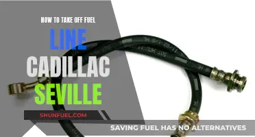 Taking Off Fuel Lines: A Cadillac Seville Guide